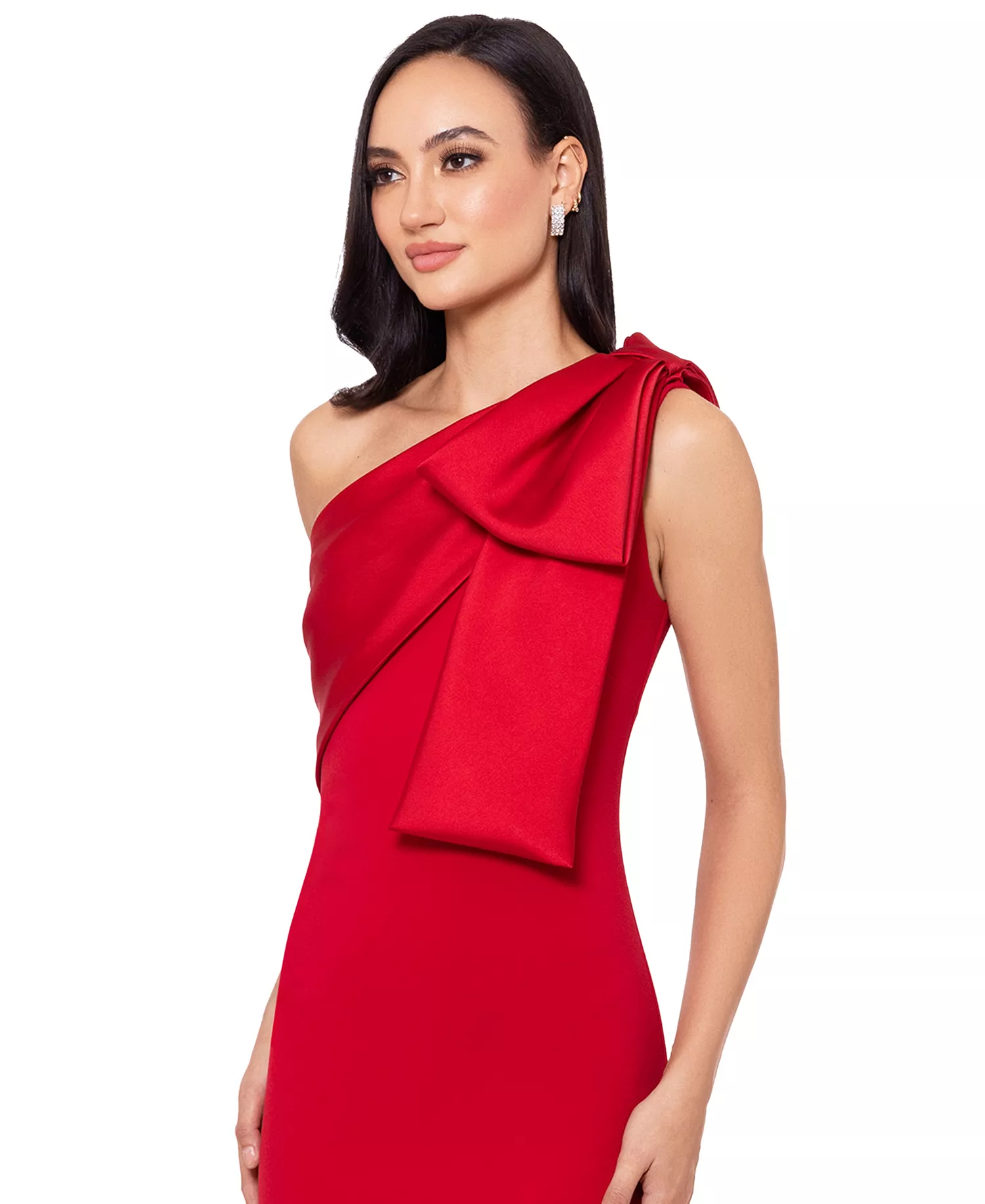 Elegant One-Shoulder Formal Gown - View 3