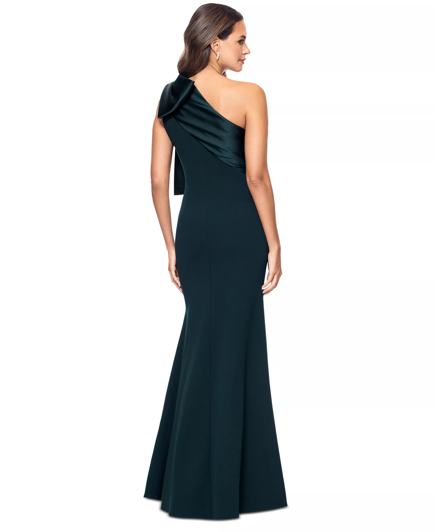 Refined One-Shoulder Event Gown - View 2
